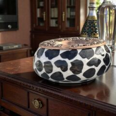 Siyah Dalmaçya Desenli Poyraz Küllük