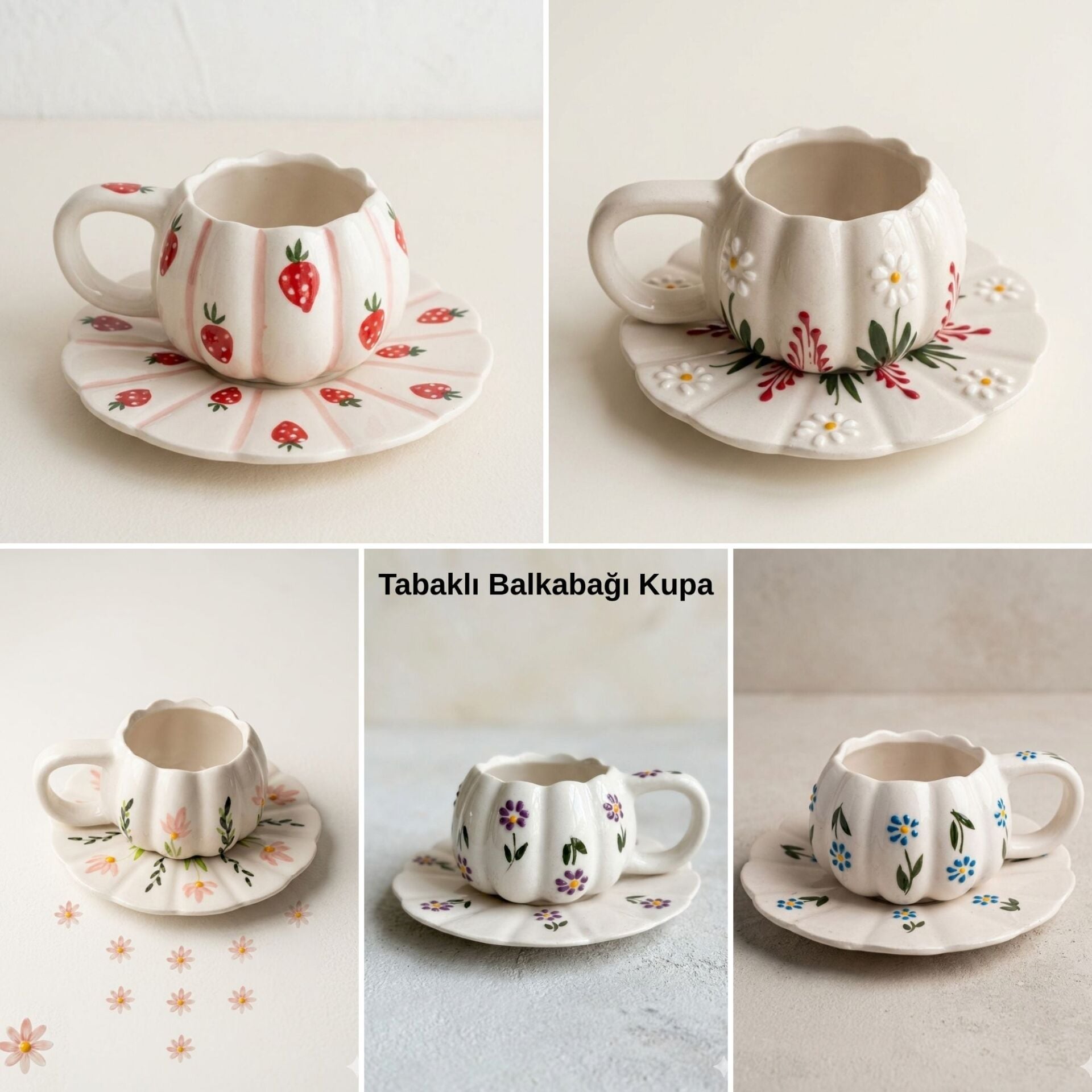 96 Adet Kutulu Tabaklı Balkabağı Kupa Toptan Satış