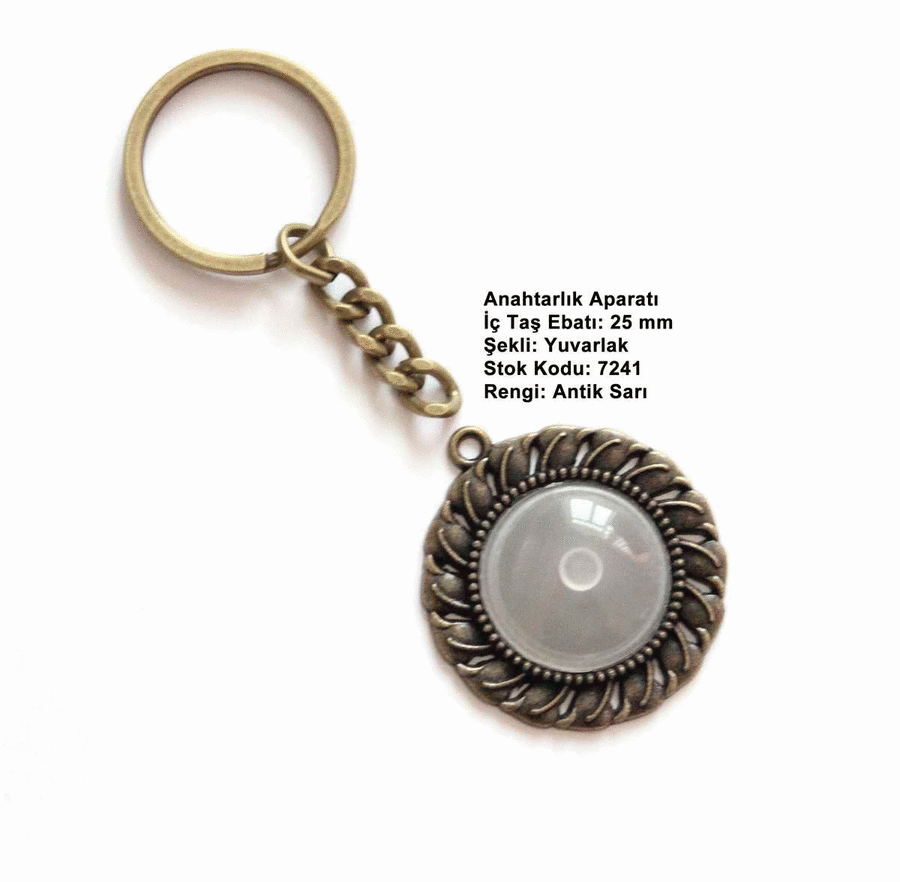 Anahtarlık Aparatı 7241 Antik Sarı