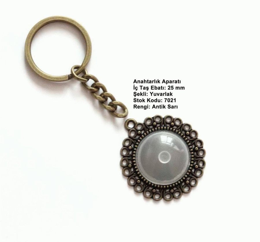 Anahtarlık Aparatı 7021 Antik Sarı