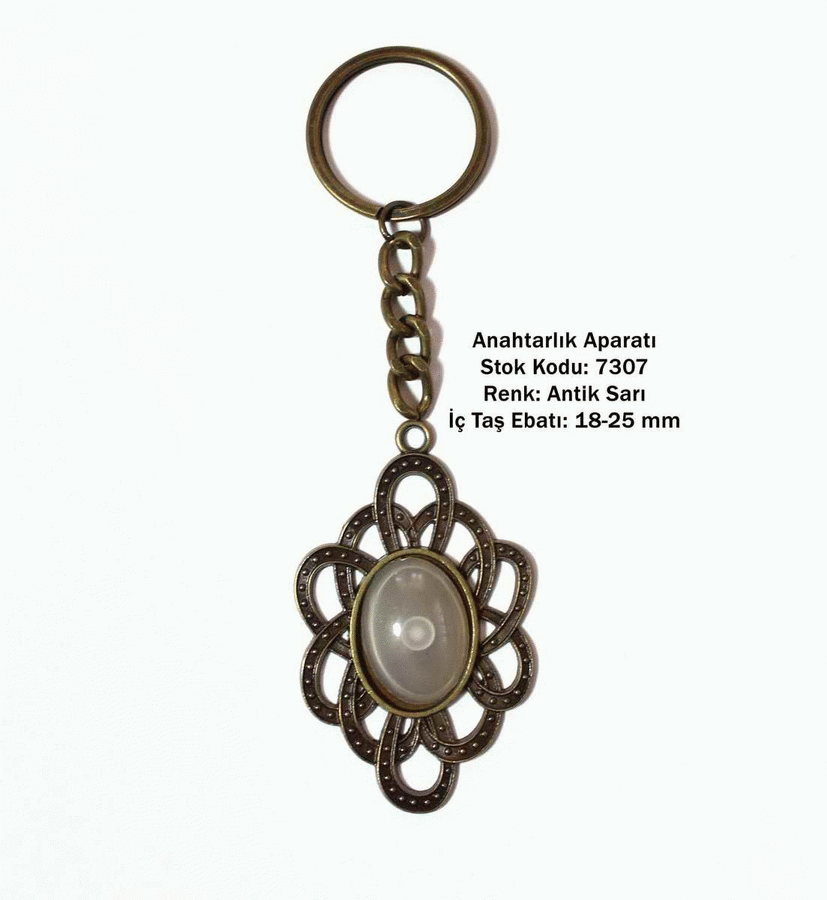 Anahtarlık Aparatı 7307 Antik Sarı