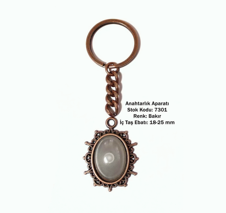 Anahtarlık Aparatı 7301 Bakır Kaplama