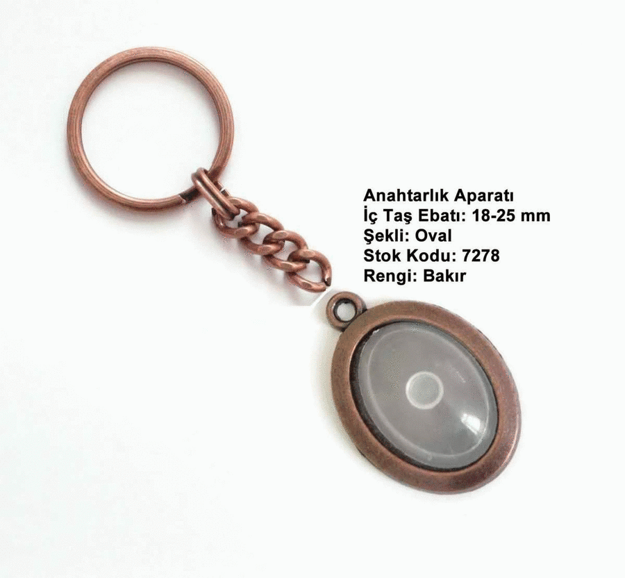 Anahtarlık Aparatı 7278 Bakır Kaplama