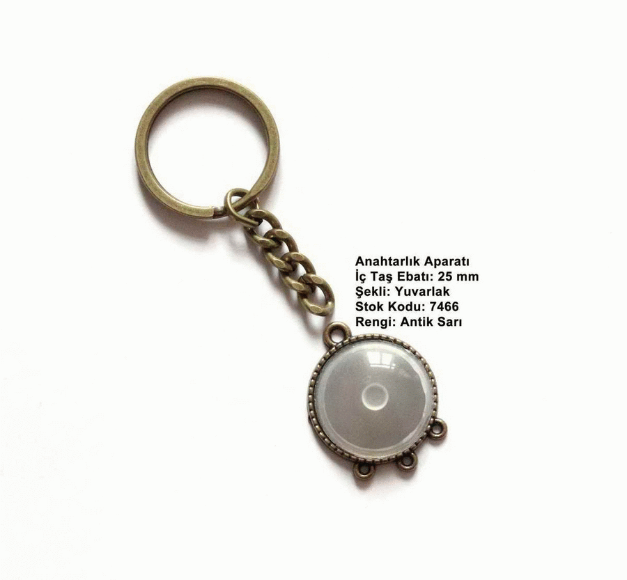 Anahtarlık Aparatı 7466 Antik Sarı
