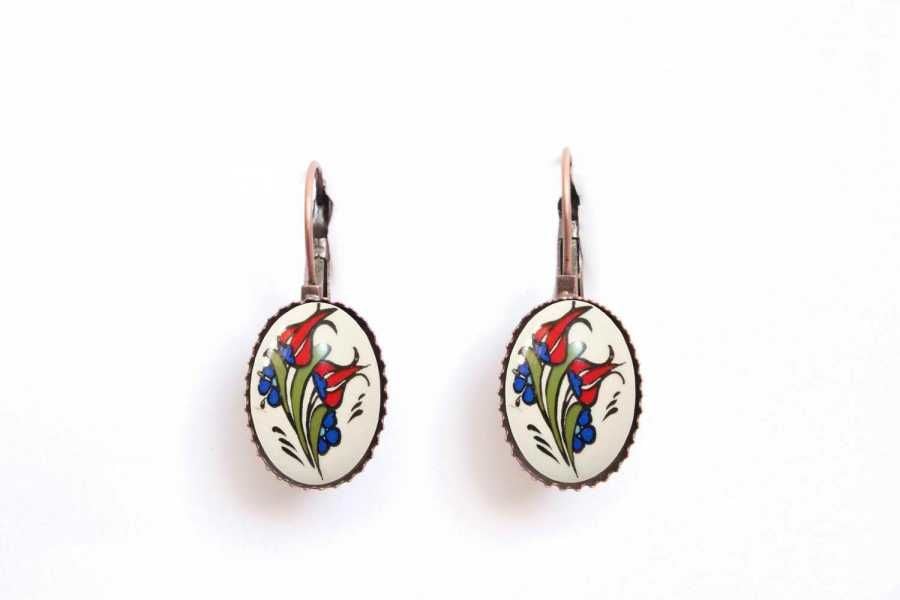 İlbay Çini Takı Küpe 6091DS010