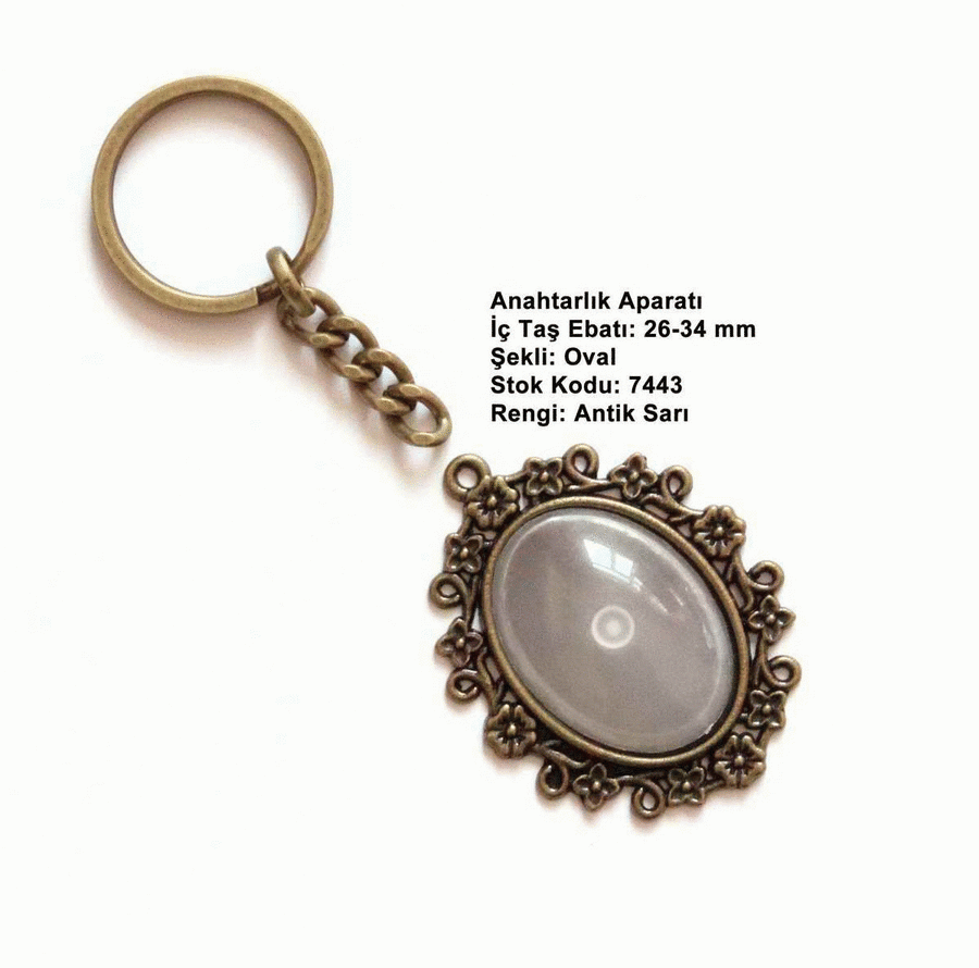 Anahtarlık Aparatı 7443 Antik Sarı