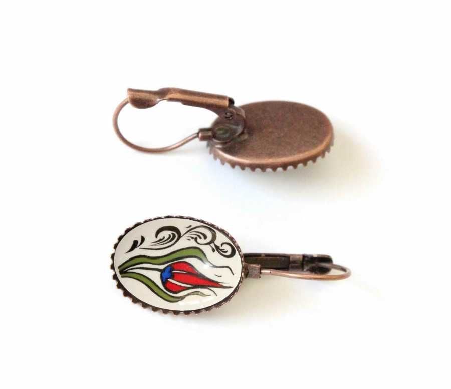 İlbay Çini Takı Küpe 6091DS012