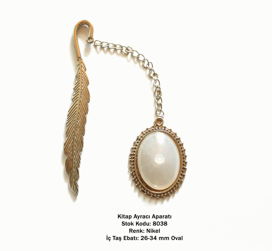 Kitap Ayracı Aparatı 8038 Nikel Kaplama