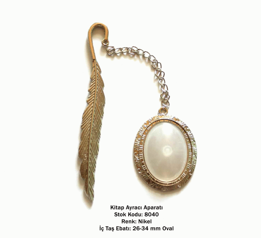 Kitap Ayracı Aparatı 8040 Nikel Kaplama