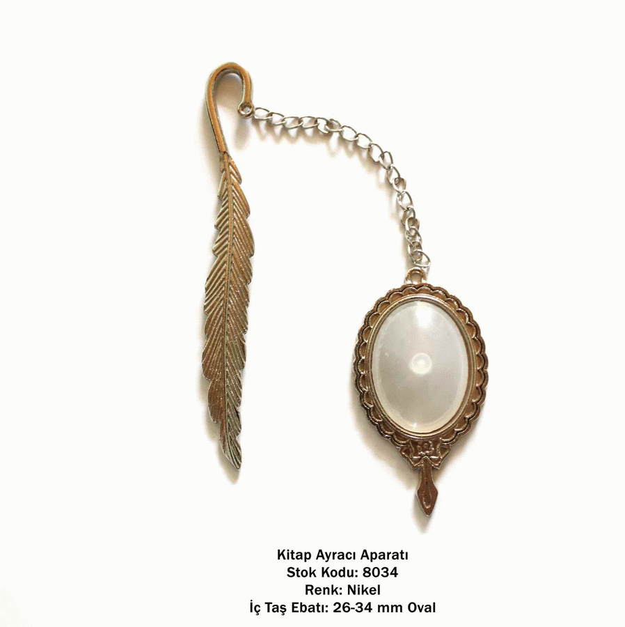 Kitap Ayracı Aparatı 8034 Nikel Kaplama