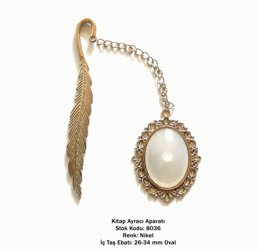 Kitap Ayracı Aparatı 8036 Nikel Kaplama