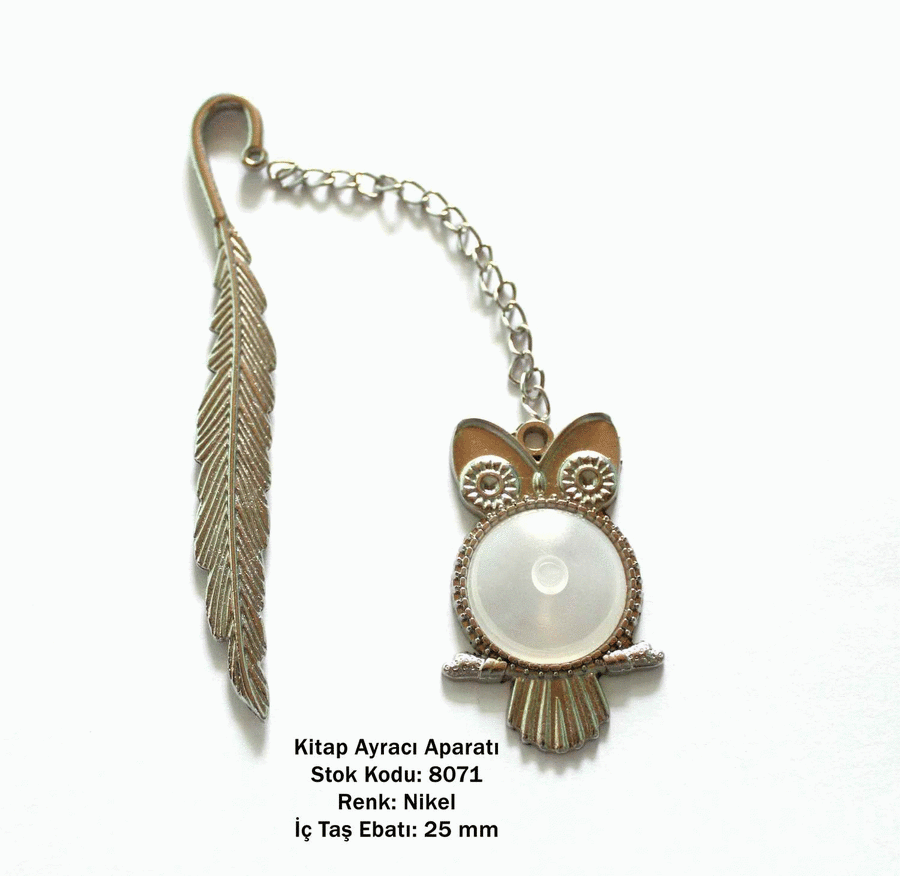 Kitap Ayracı Aparatı 8071 Nikel Kaplama