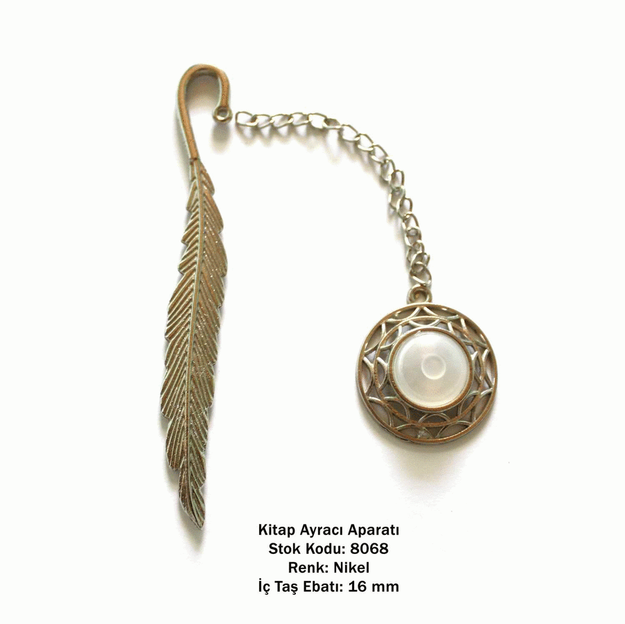 Kitap Ayracı Aparatı 8068 Nikel Kaplama