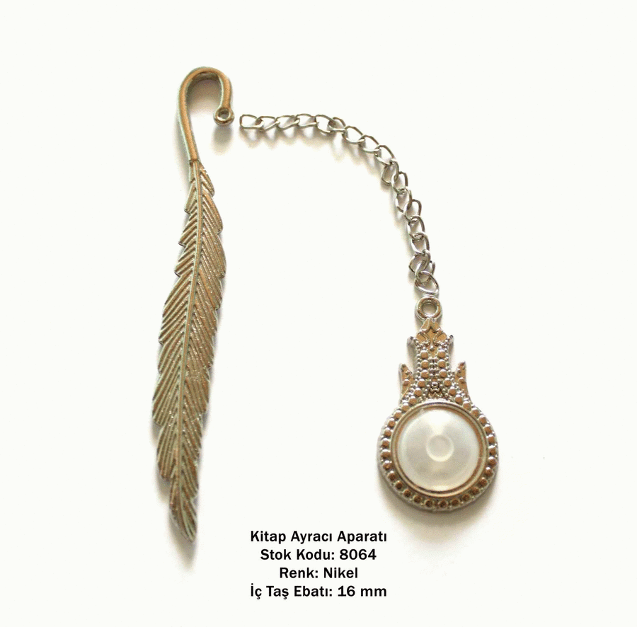 Kitap Ayracı Aparatı 8064 Nikel Kaplama