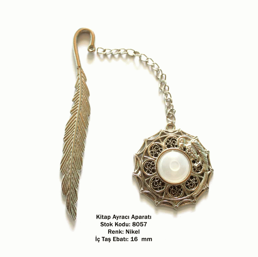 Kitap Ayracı Aparatı 8057 Nikel Kaplama