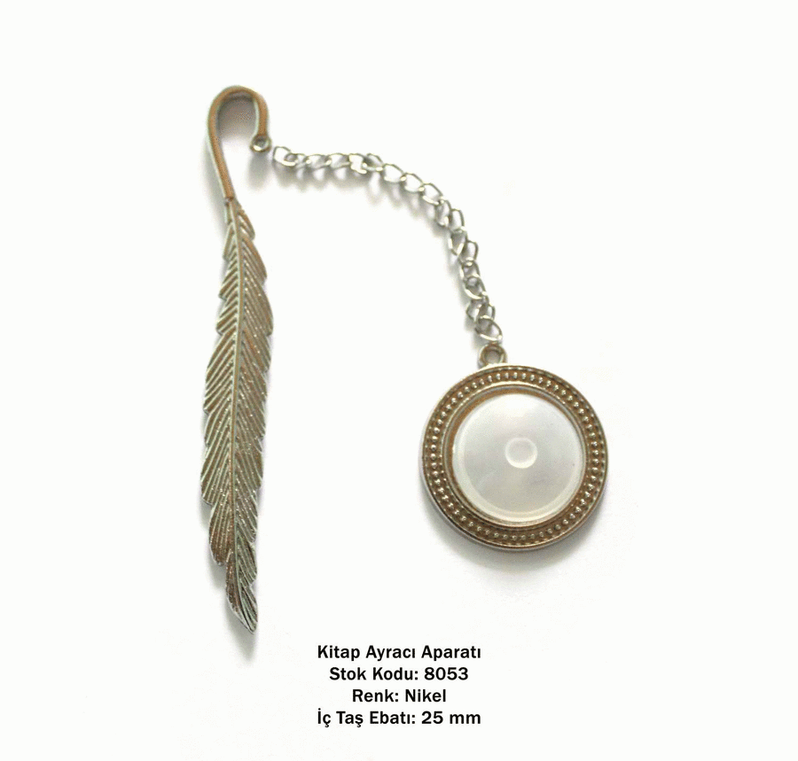 Kitap Ayracı Aparatı 8053 Nikel Kaplama