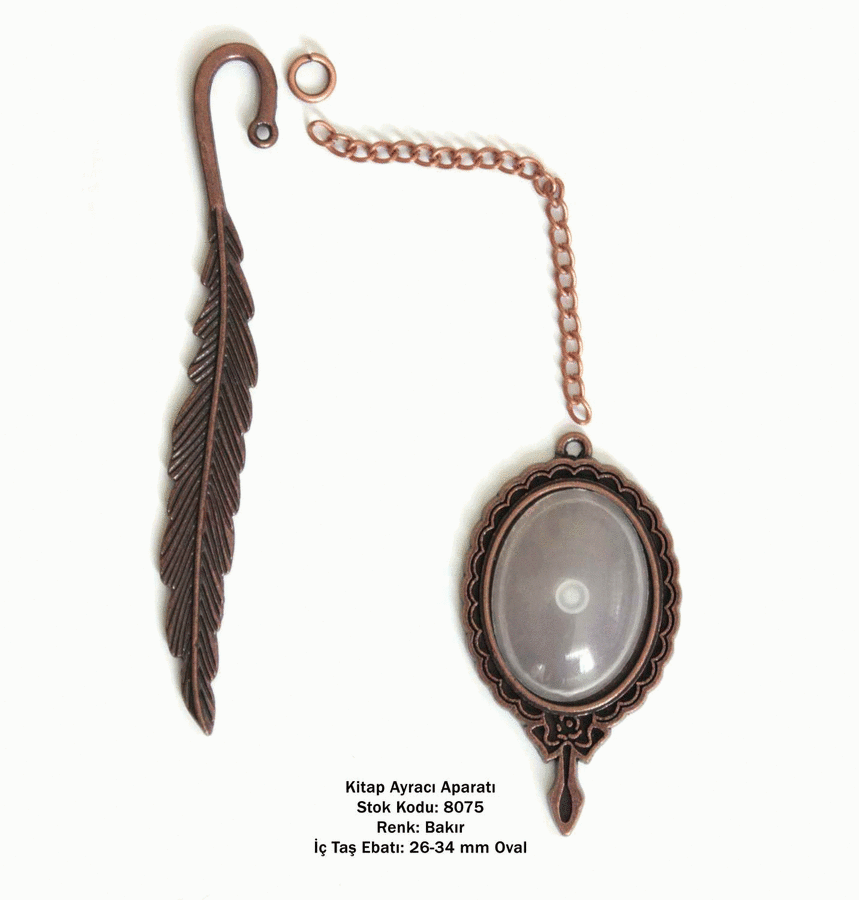 Kitap Ayracı Aparatı 8075 Bakır Kaplama