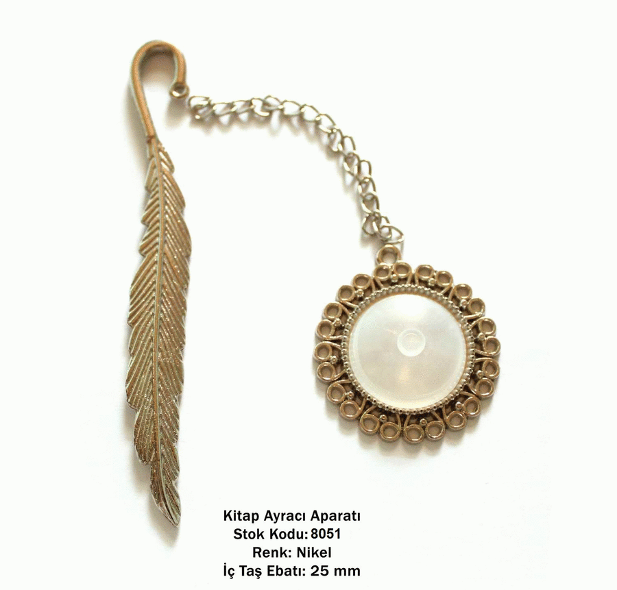 Kitap Ayracı Aparatı 8051 Nikel Kaplama