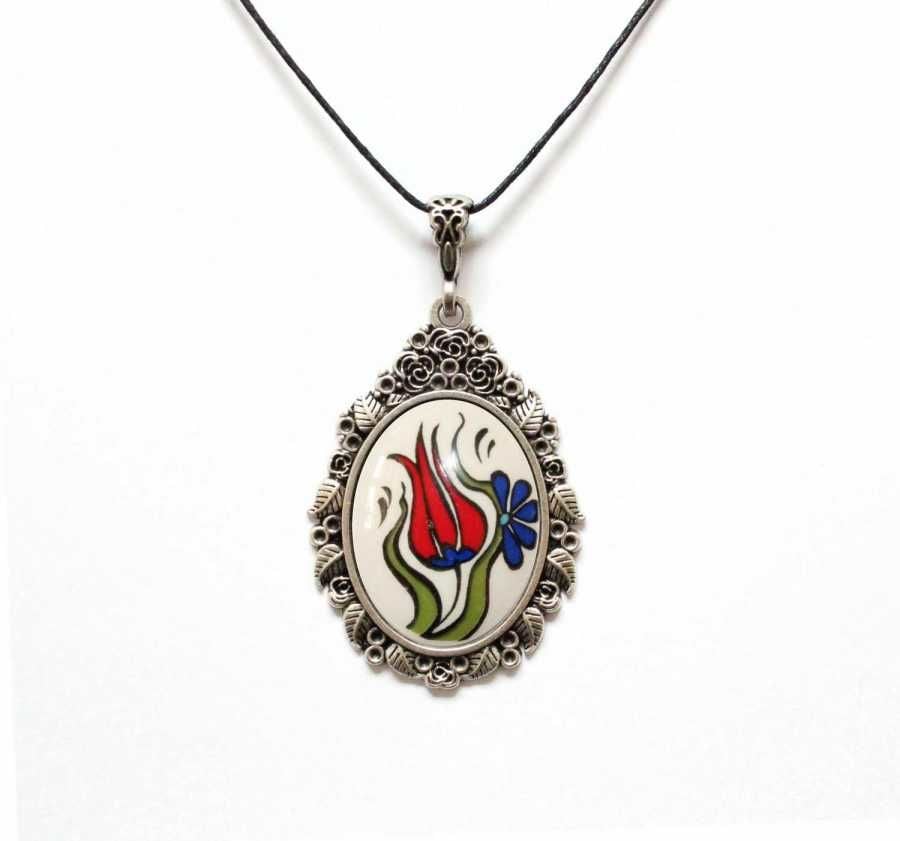 İlbay Çini Seramik Kolye 204DS020