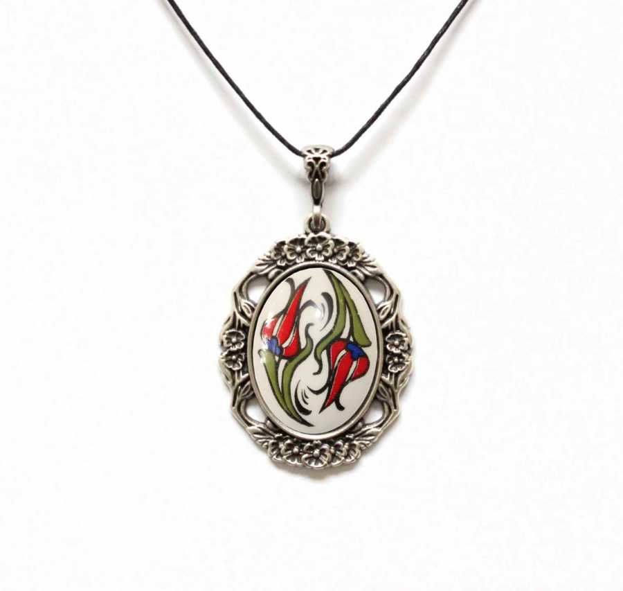 İlbay Çini Seramik Kolye 226DS011