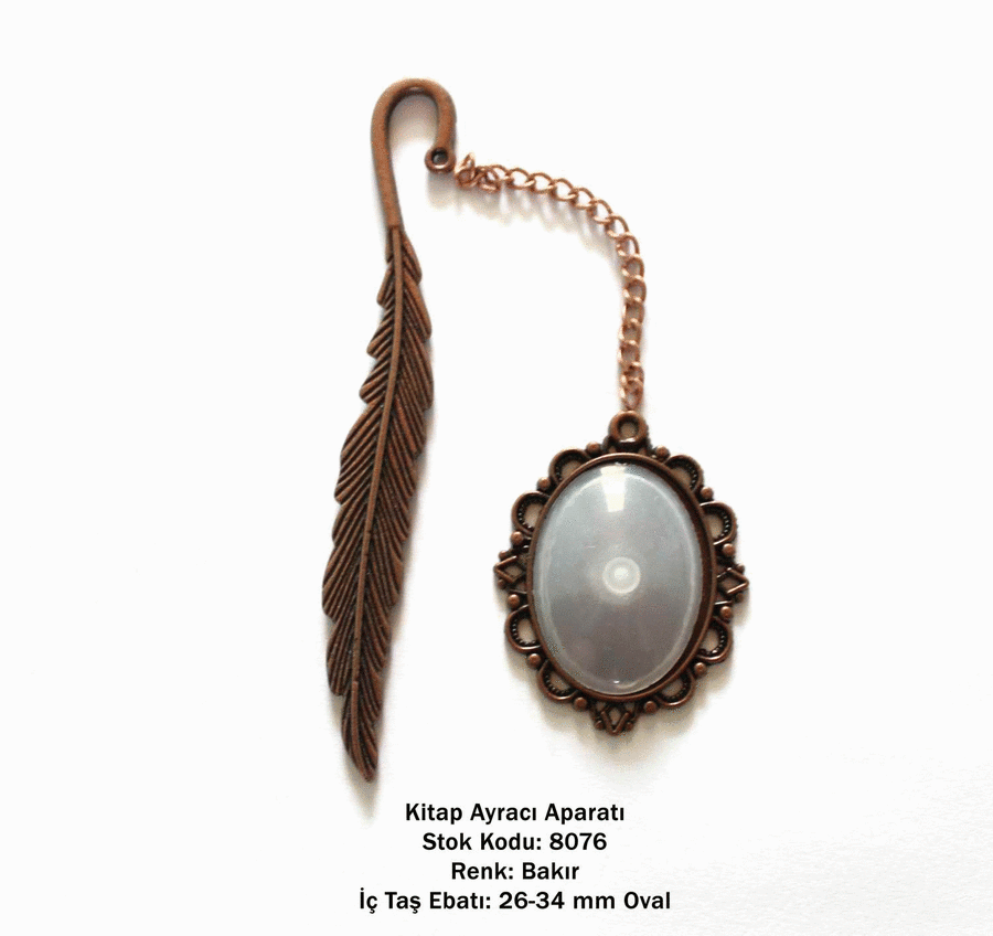 Kitap Ayracı Aparatı 8076 Bakır Kaplama