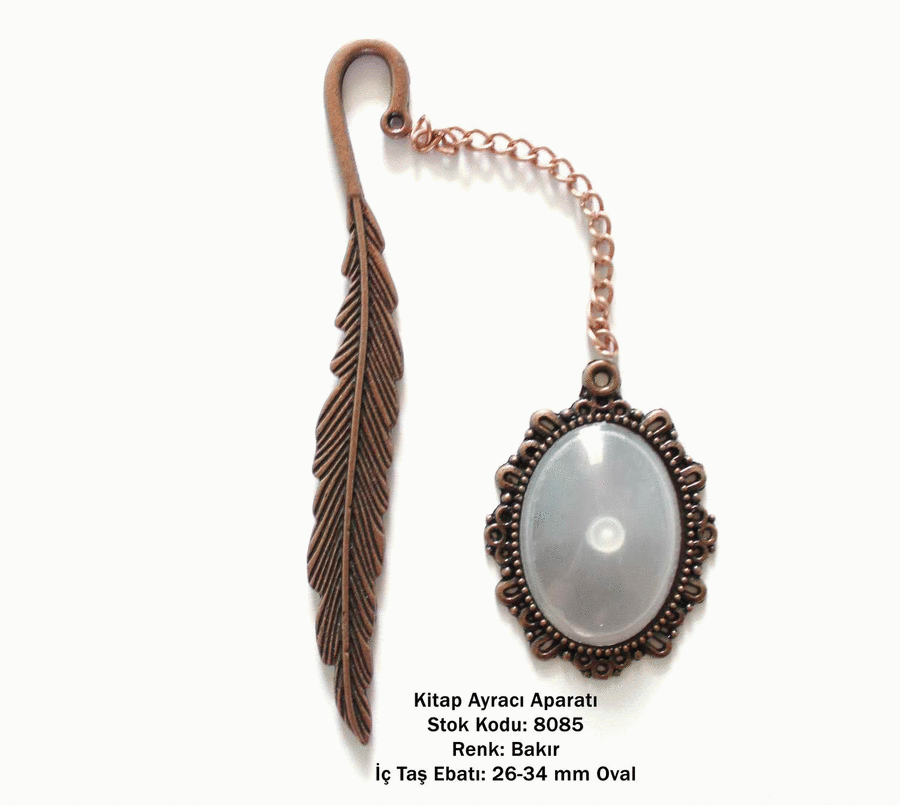 Kitap Ayracı Aparatı 8085 Bakır Kaplama