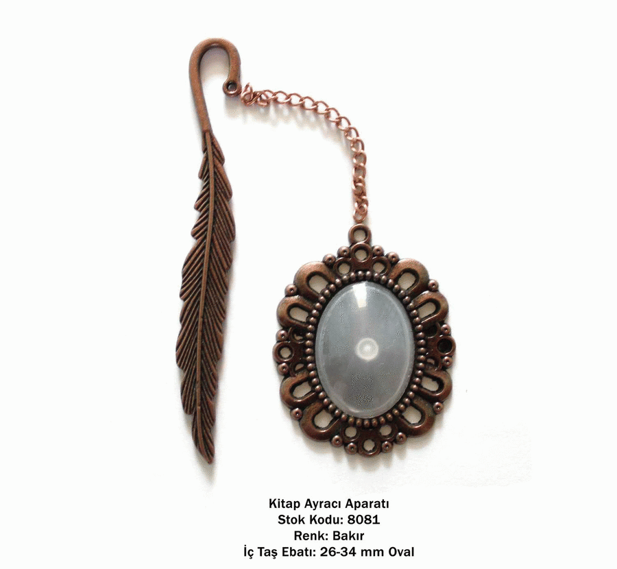 Kitap Ayracı Aparatı 8081 Bakır Kaplama