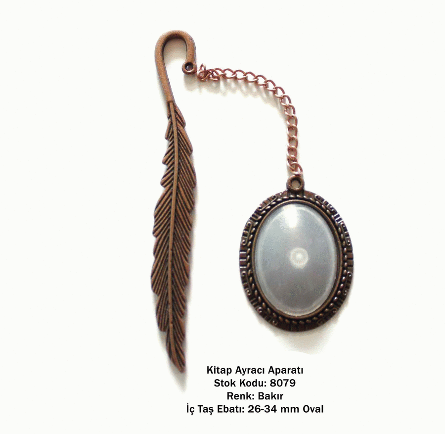 Kitap Ayracı Aparatı 8079 Bakır Kaplama