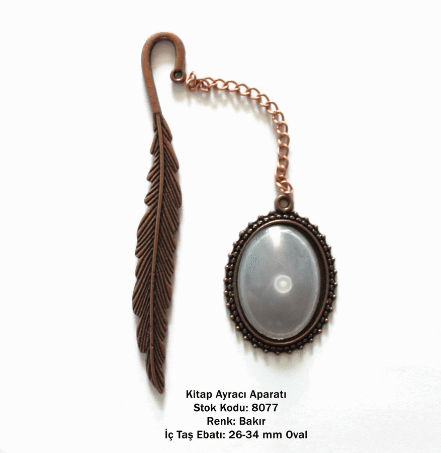 Kitap Ayracı Aparatı 8077 Bakır Kaplama