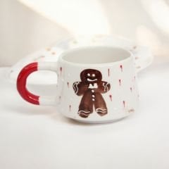 Zencefilli Kurabiye Adam Gingerbread Man Seramik Kupa Mug