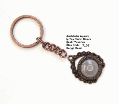 Anahtarlık Aparatı 7106 Bakır Kaplama