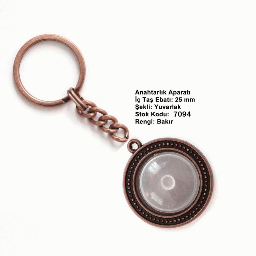 Anahtarlık Aparatı 7094 Bakır Kaplama