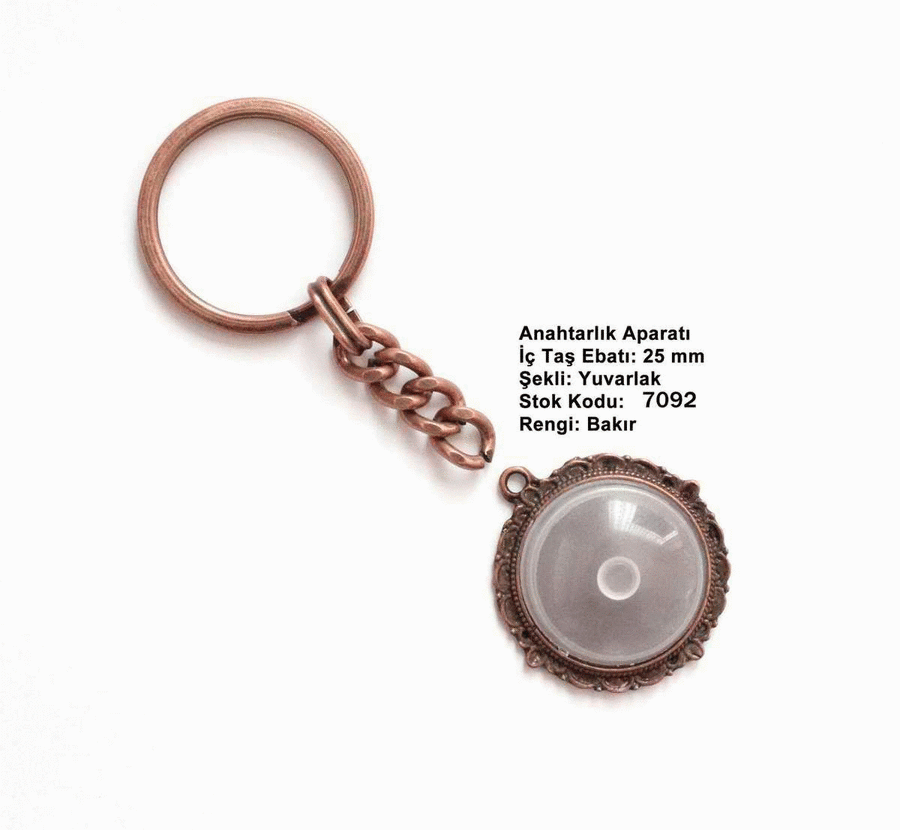 Anahtarlık Aparatı 7092 Bakır Kaplama