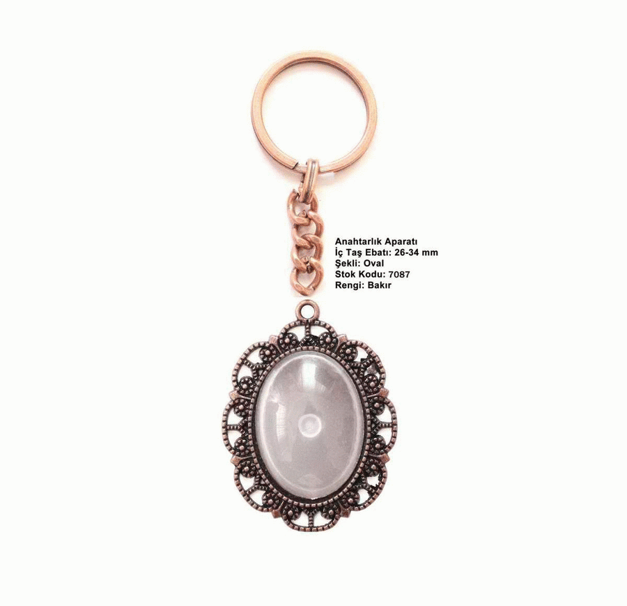 Anahtarlık Aparatı 7087 Bakır Kaplama