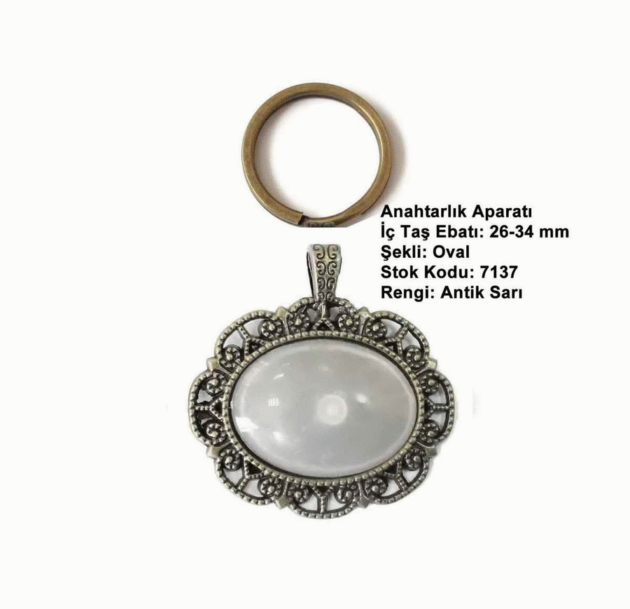 Anahtarlık Aparatı 7137 Antik Sarı