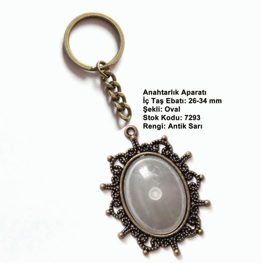 Anahtarlık Aparatı 7293 Antik Sarı