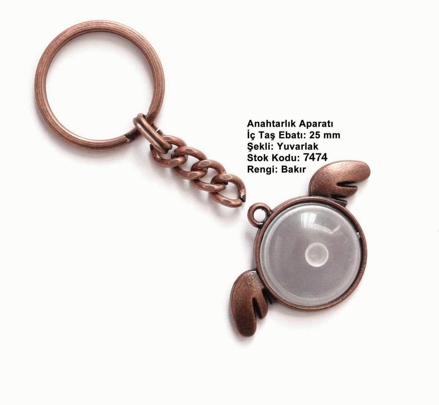 Anahtarlık Aparatı 7474 Bakır Kaplama