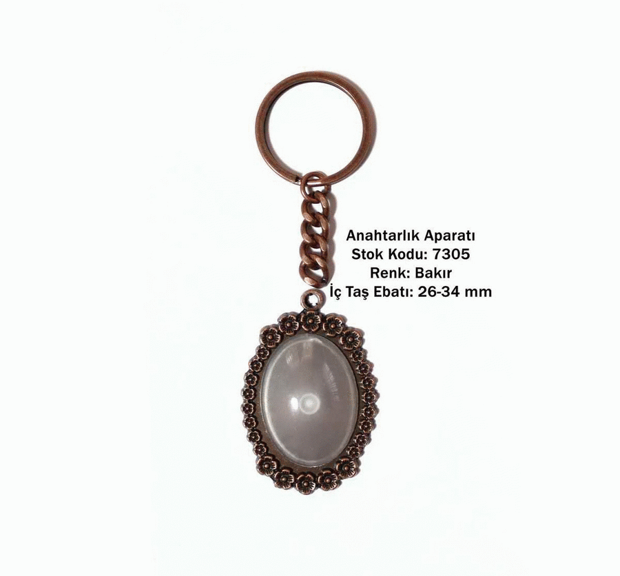 Anahtarlık Aparatı 7305 Bakır Kaplama