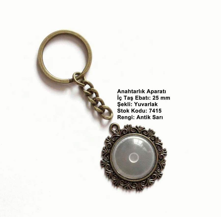 Anahtarlık Aparatı 7415 Antik Sarı