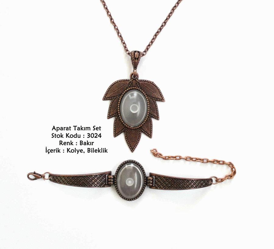 Kolye Bileklik Aparat Takım Set 3024 Bakır Kaplama