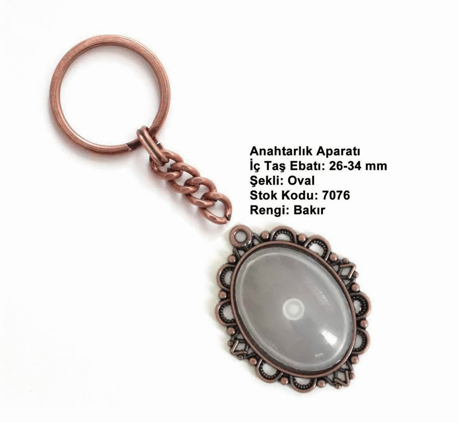 Anahtarlık Aparatı 7076 Bakır Kaplama