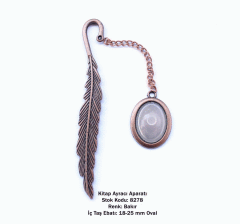 Kitap Ayracı Aparatı 8278 Bakır Kaplama