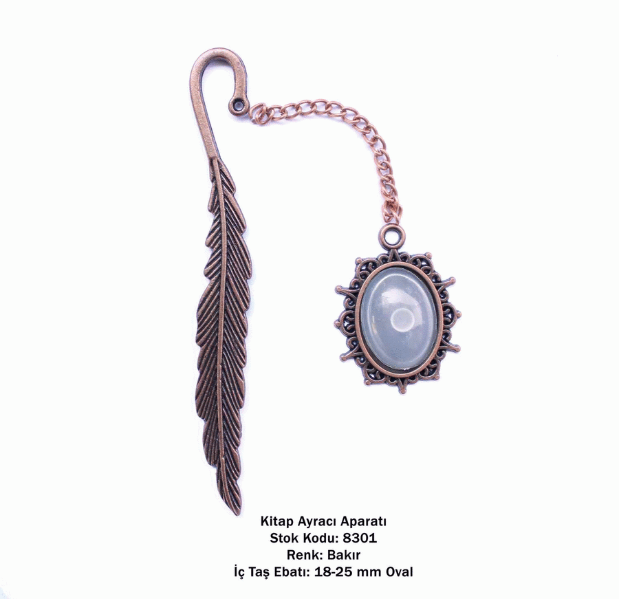 Kitap Ayracı Aparatı 8301 Bakır Kaplama