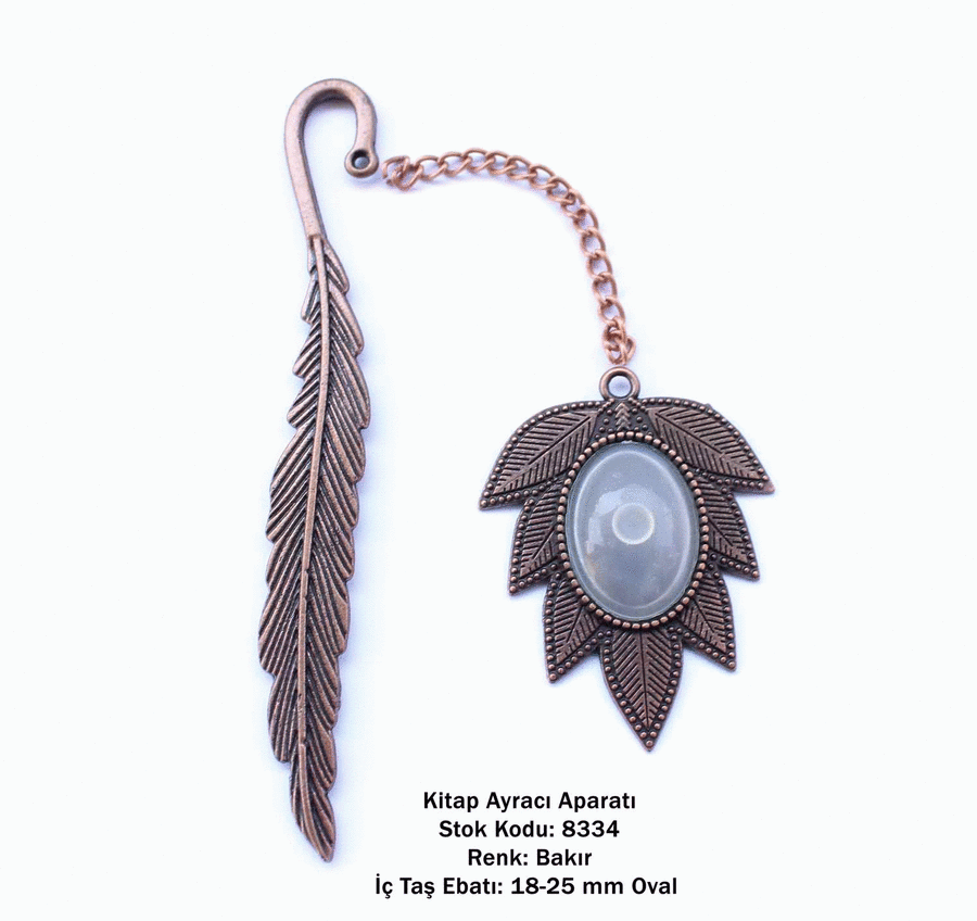 Kitap Ayracı Aparatı 8334 Bakır Kaplama