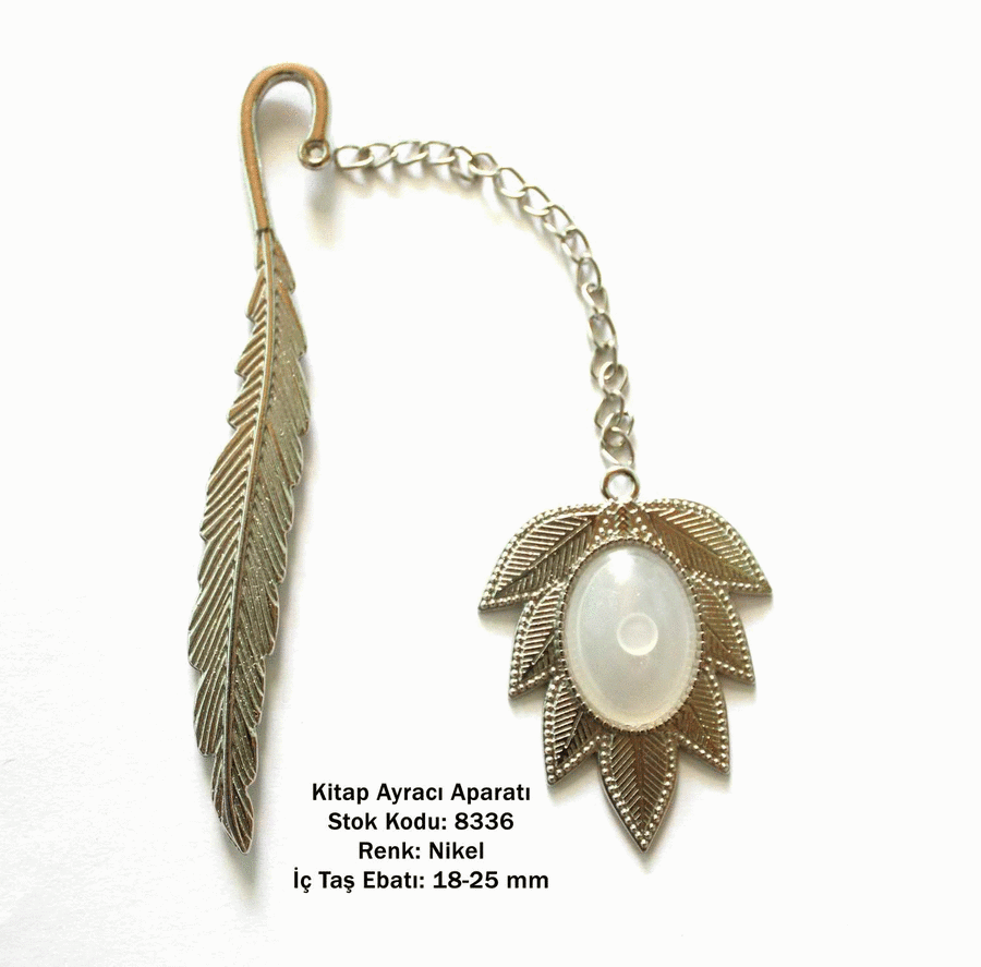 Kitap Ayracı Aparatı 8336 Nikel Kaplama