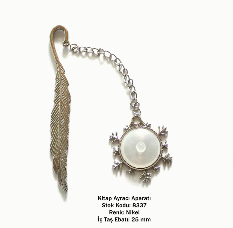 Kitap Ayracı Aparatı 8337 Nikel Kaplama