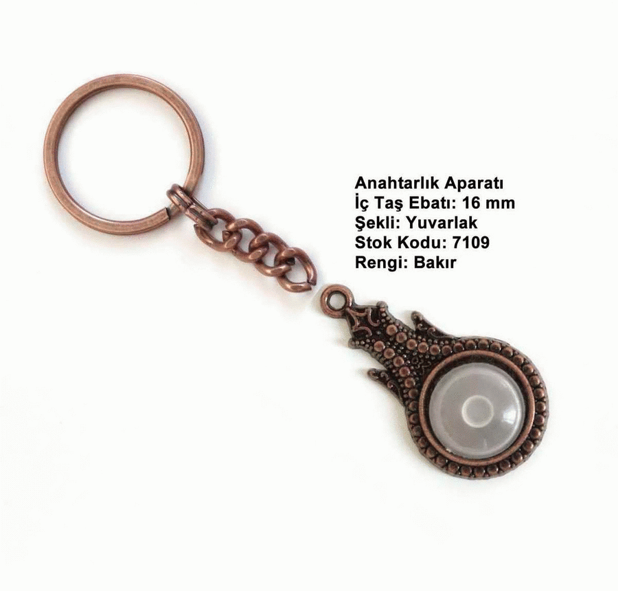 Anahtarlık Aparatı 7109 Bakır Kaplama