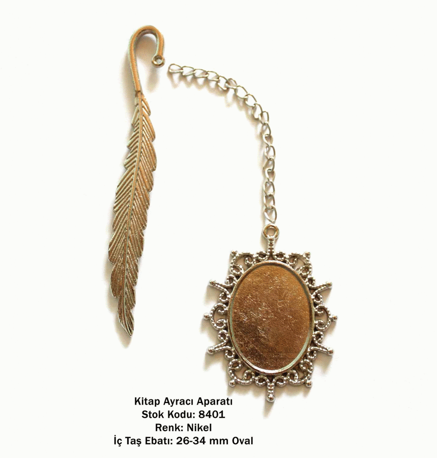 Kitap Ayracı Aparatı 8401 Nikel Kaplama