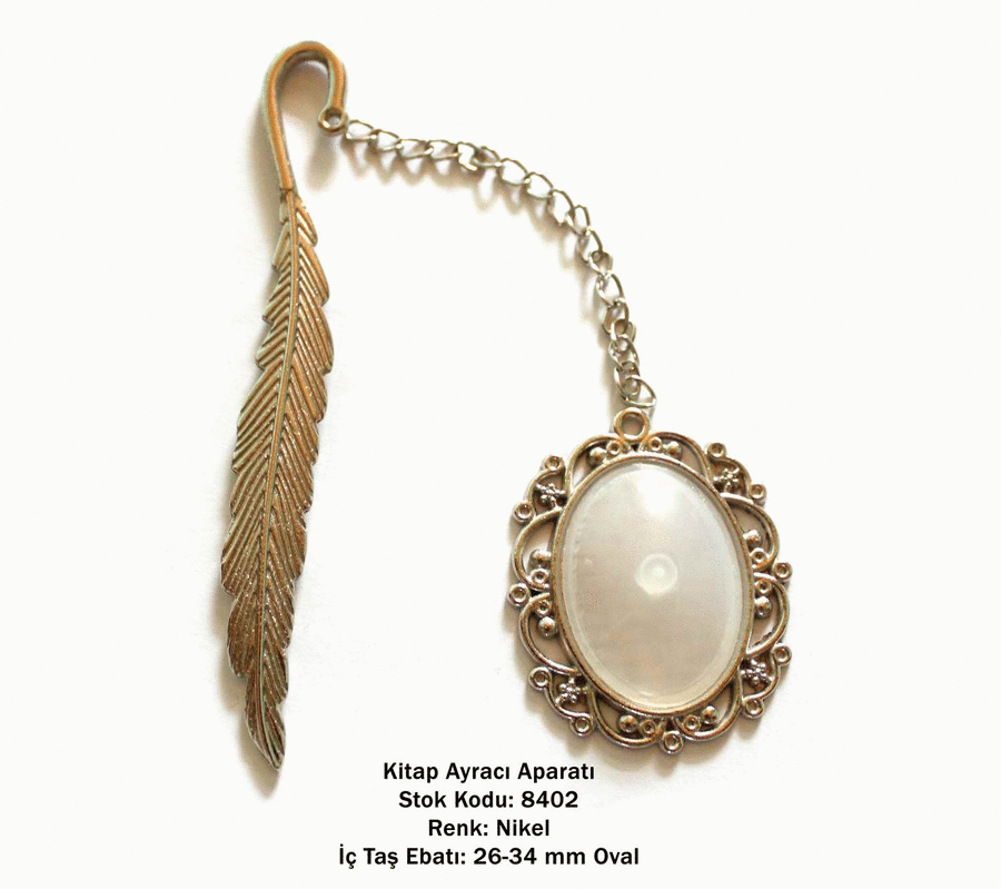 Kitap Ayracı Aparatı 8402 Nikel Kaplama