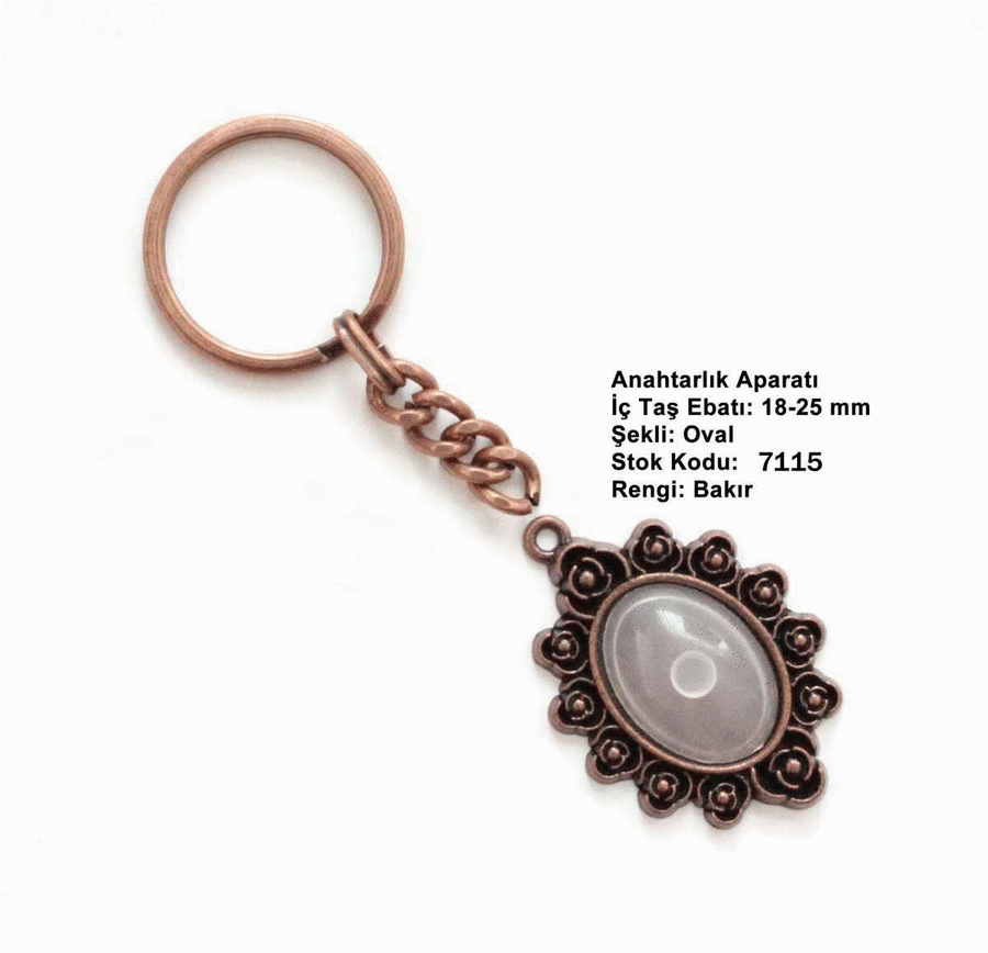 Anahtarlık Aparatı 7115 Bakır Kaplama